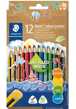 LPICES TRIANGULARES NORIS COLOUR JUMBO 12 COLORES