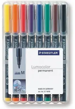 ROTULADOR PERMANENTE C/8