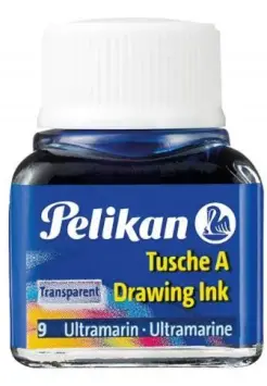 TINTA CHINA AZUL ULTRAMAR, FRASCO DE 10 ML