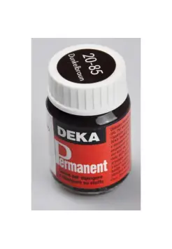 PINTURA DE TELA DEKA PERMANENTE MARRN OSCURO 20 ML