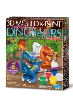 MOLDEA Y PINTA DINOSAURIOS T-REX 3D