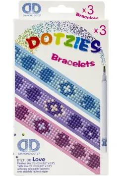 KIT DE PULSERAS LOVE, DIAMOND DOTZ