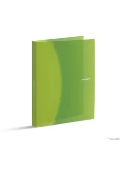 CARPETA TAMAO A4 DE 4 ANILLAS DE 25 CM DE POLIPROPILENO COLOR VERDE