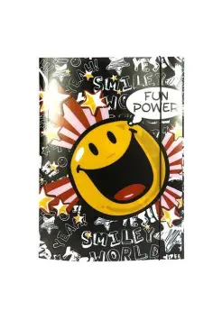 CARPETA SMILE, DE PLSTICO CON GOMAS, TAMAO FOLIO