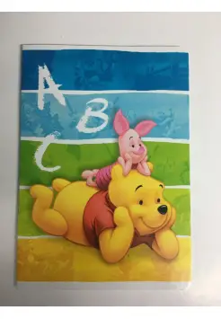 LIBRETA DE GRAPAS DECORADO WINNI THE POOH A5 DE CUADRO 4X4