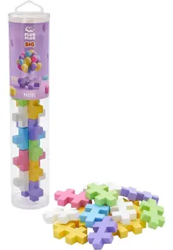 CONSTRUCCIN TUBO DE 15 PIEZAS BIG PASTEL MIX