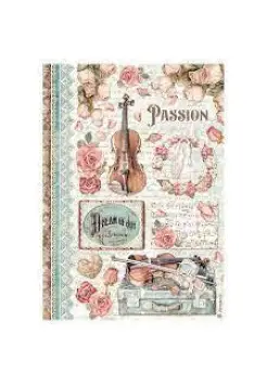 PAPEL DE ARROZ DIN A4 PASSION MUSIC