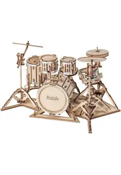 BATERA. MAQUETA DE MADERA DRUM KIT