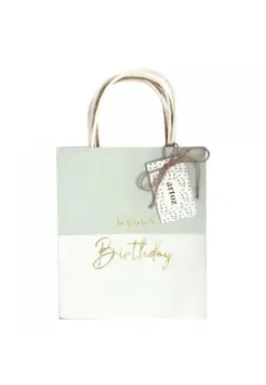 BOLSAS DE REGALO HAPPY BIRTHDAY SURTIDAS, CONJUNTO DE 3 UNIDADES