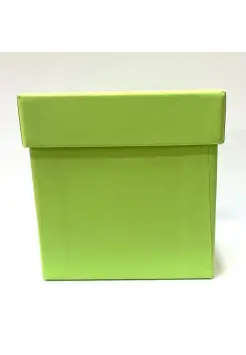 CAJA DE REGALO VERDE 105 X 105 X 105 MM