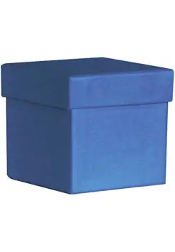 CAJA DE REGALO AZUL MAGENTA 105 X 105 X 105 MM