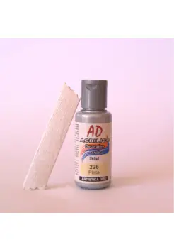 PINTURA ACRLICA PLATA METALIZADA AD 50 ML