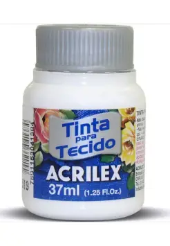 Pintura tela Blanca Acrilex Grande en 37ml, 120ml y 250 ml ✓