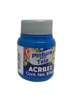 PINTURA PARA TELA ACRILEX AZUL CERLEO  37 ML