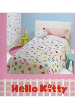 CORTINA HELLO KITTY CON MARIPOSAS