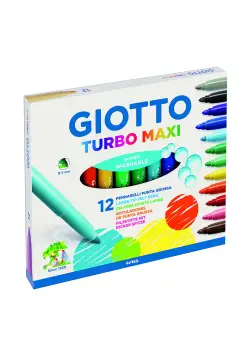 ROTULADOR TURBO MAXI GRUESO, CAJA DE 12 UNIDADES