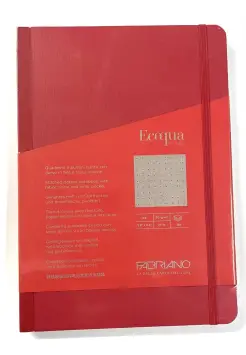 LIBRETA PUNTOS ROJA CON GOMA, TAMAO DIN A5