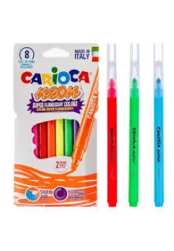 ROTULADOR CARIOCA LAVABLE COLORES NEN CAJA DE 8 UNIDADES