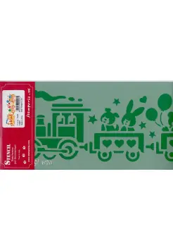 PLANTILLA STENCILS 15 X 38 CM DISEO TREN