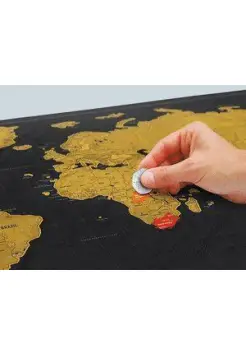 MAPA MUNDI PARA RASCAR TUS VIAJES 59 X 82 CM