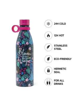 BOTELLA TRMICA FLORA 500 ML. HOT&COLD