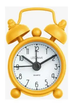 MINI DESPERTADOR TICK TOCK AMARILLO