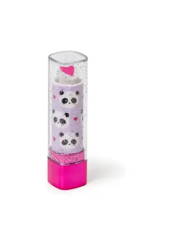 GOMA PERFUMADA PANDA Y CORAZN EN LIPSTICK