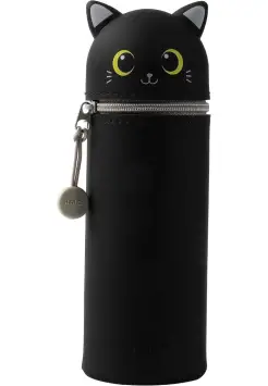 ESTUCHE GATO NEGRO, DE SILICONA