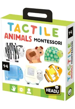 PUZZLE TCTIL ANIMALES, MONTESSORI