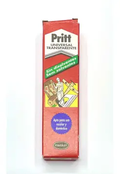 TUBO DE PEGAMENTO PRITT UNIVERSAL TRANSPARANTE PARA MAQUETAS