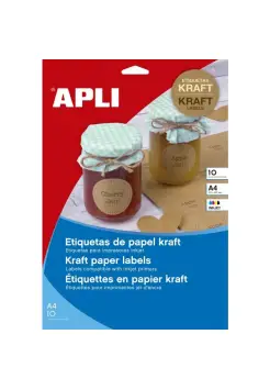 ETIQUETA DE PAPEL KRAFT 63,5 X 42,3 MM