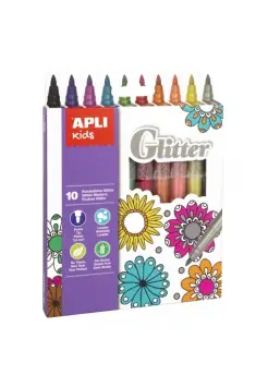 ROTULADORES GLITTER DE 10 UNIDADES