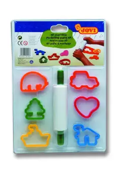 SET RODILLO Y MOLDES PARA PLASTILINA