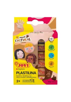 PLASTILINA MULTICULTURAL, TONOS PIEL 6 COLORES 15 GRAMOS