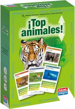 TOP ANIMALES, JUEGO DE CARTAS