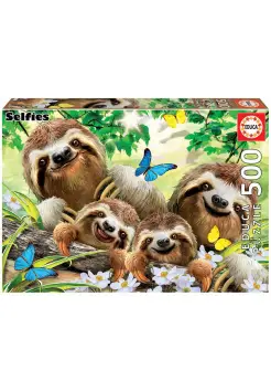 PUZZLE DE 500 PIEZAS FAMILIA DE PEREZOSOS