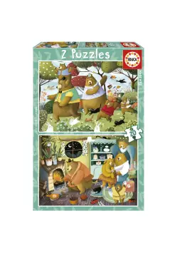 PUZZLE 2X20 PIEZAS CUENTOS DEL BOSQUE