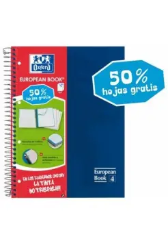 CUADERNO ESP FOLIO 120 HOJAS MICROPERFORADO TAPA DURA OXFORD