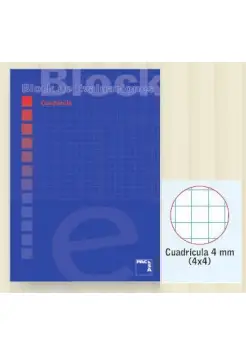 BLOC EXAMEN DE CUADROS 4 MM DIN A4 50 HOJAS