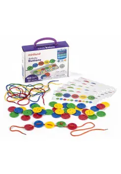 BOTONES PARA ENLAZAR 40 PIEZAS + ACTIVIDADES. TAMBIN INCLUYE SISTEMA BRAILLE