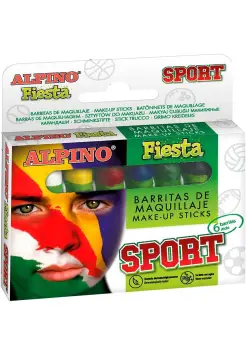 BARRAS DE MAQUILLAJE SPORT, CAJA DE 6 UNIDADES