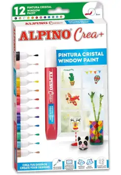 CREA PINTURA CRISTAL 12 COLORES