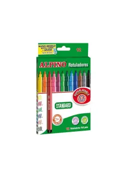 ROTULADOR ALPINO 12 COLORES