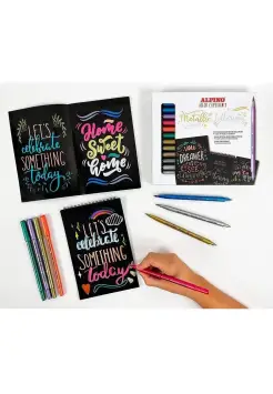 SET DE LETTERING COLOR EXPERIENCE METALLIC