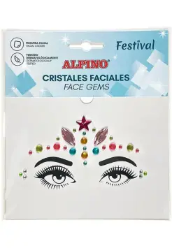 PEGATINAS GEMAS FACIALES. CRISTAL FESTIVAL