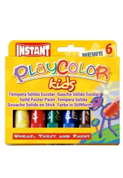 TMPERA SLIDA PLAYCOLOR ESTUCHE CON 6 UNIDADES