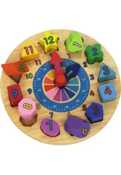 RELOJ INFANTIL ENCAJABLE DE MADERA