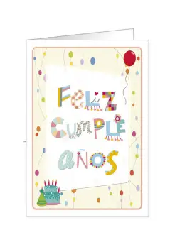 TARJETA FELICITACIN SPER SURTIDA