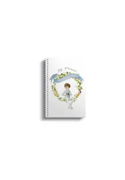 CUADERNO PEQUEO DECORADO COMUNIN NIO