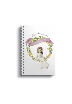 CUADERNO A6 DECORADO COMUNIN NIA